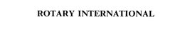 ROTARY INTERNATIONAL trademark