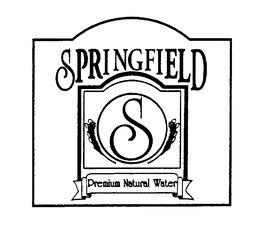 S SPRINGFIELD PREMIUM NATURAL WATER trademark