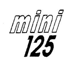 MINI 125 trademark