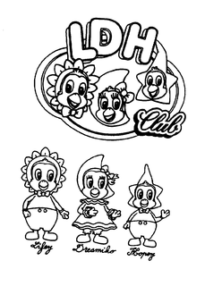 LDH CLUB LIFEY DREAMIKO HOPEY trademark