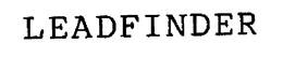 LEADFINDER trademark