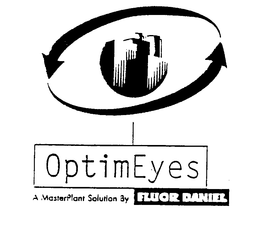 OPTIMEYES A MASTERPLANT SOLUTION BY FLUOR DANIEL trademark