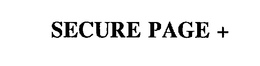 SECURE PAGE + trademark