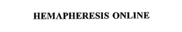 HEMAPHERESIS ONLINE trademark