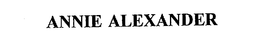 ANNIE ALEXANDER trademark