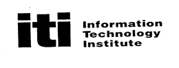 ITI INFORMATION TECHNOLOGY INSTITUTE trademark
