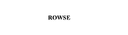 ROWSE trademark