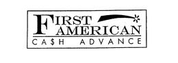 FIRST AMERICAN CA$H ADVANCE trademark