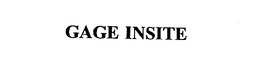 GAGE INSITE trademark