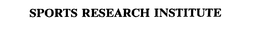 SPORTS RESEARCH INSTITUTE trademark