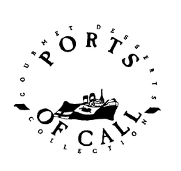PORTS OF CALL GOURMET DESSERTS COLLECTION trademark