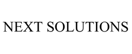 NEXT SOLUTIONS trademark