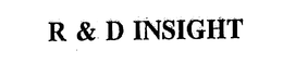R & D INSIGHT trademark
