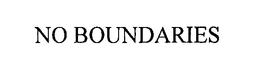 NO BOUNDARIES trademark