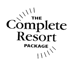 THE COMPLETE RESORT PACKAGE trademark