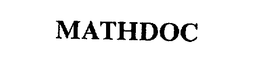 MATHDOC trademark