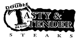 DOUBLE T BRAND TASTY & TENDER STEAKS trademark