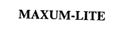 MAXUM-LITE trademark