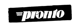 PRONTO trademark