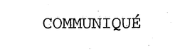 COMMUNIQUE trademark