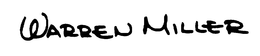 WARREN MILLER trademark