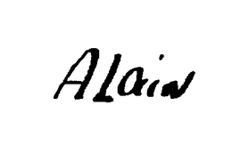ALAIN trademark