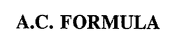 A.C. FORMULA trademark