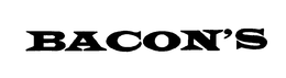 BACON'S trademark