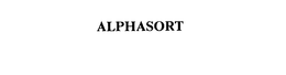 ALPHASORT trademark