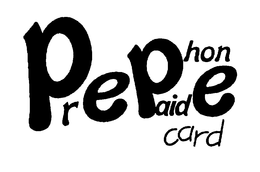 PEPE PRE PAID PHONE CARD trademark