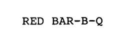 RED BAR-B-Q trademark