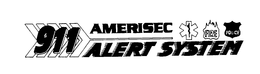 911 AMERISEC ALERT SYSTEM FIRE POLICE trademark