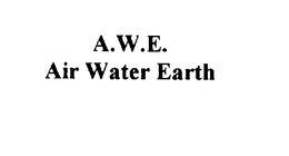 A.W.E AIR WATER EARTH trademark
