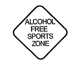 ALCOHOL FREE SPORTS ZONE trademark