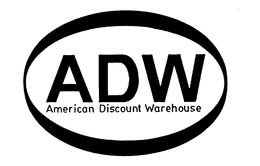 ADW AMERICAN DISCOUNT WAREHOUSE trademark