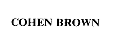 COHEN BROWN trademark