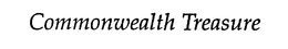 COMMONWEALTH TREASURE trademark