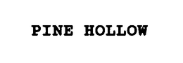 PINE HOLLOW trademark