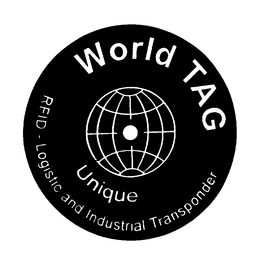 WORLD TAG UNIQUE RFID-LOGISTICS AND INDUSTRIAL TRANSPONDER trademark