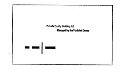 PRIVATE EQUITY HOLDING AG MANAGED BY THE VONTOBEL GROUP trademark