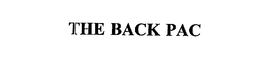 THE BACK PAC trademark