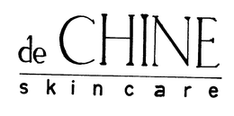 DE CHINE SKINCARE trademark