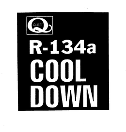 QUEST R-134A COOL DOWN trademark