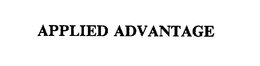 APPLIED ADVANTAGE trademark
