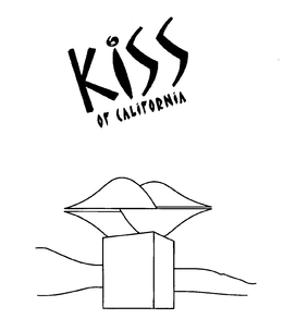 KISS OF CALIFORNIA trademark