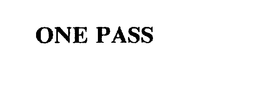 ONE PASS trademark