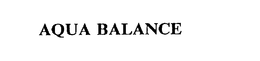 AQUA BALANCE trademark