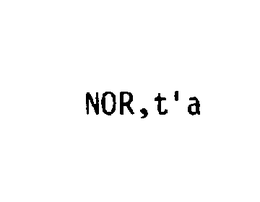 NOR,T'A trademark