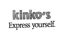 KINKO'S EXPRESS YOURSELF trademark