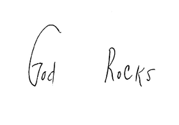 GOD ROCKS trademark
